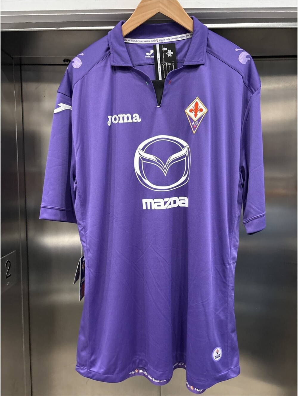 Vintage 00’s BNWT Purple Fiorentina Soccer Kit Jersey Sz XXL